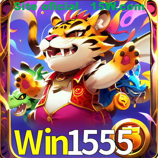 Imagem promocional da Win1555 mostrando a plataforma e suas vantagens
